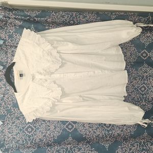 Large lapel dress shirt